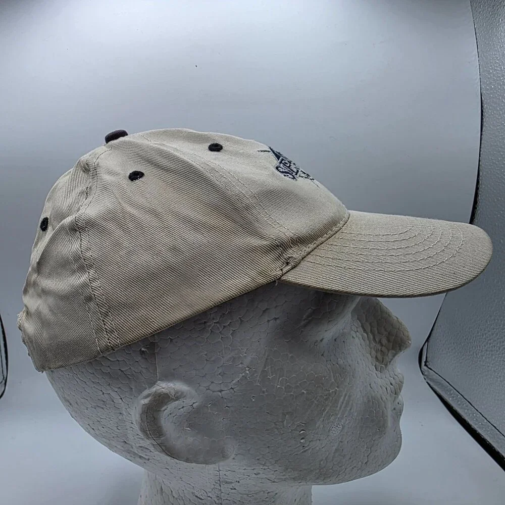 Pier 55 Shirt Company Seattle Adjustable Snapback Hat Beige One Size Casual Cap